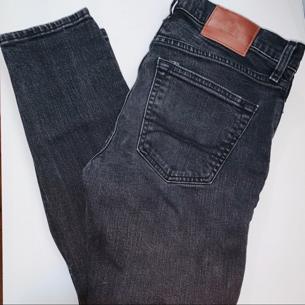 Vintage Hollister Black Washed Jeans (Skinny)